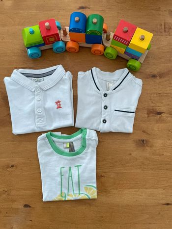 2 polos + 1 tee shirt - Orchestra & Tape à l’œil - Taille 09 mois