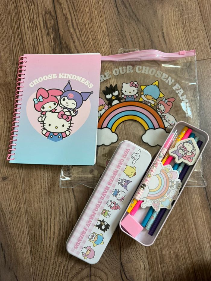 Set de papeterie hello kitty