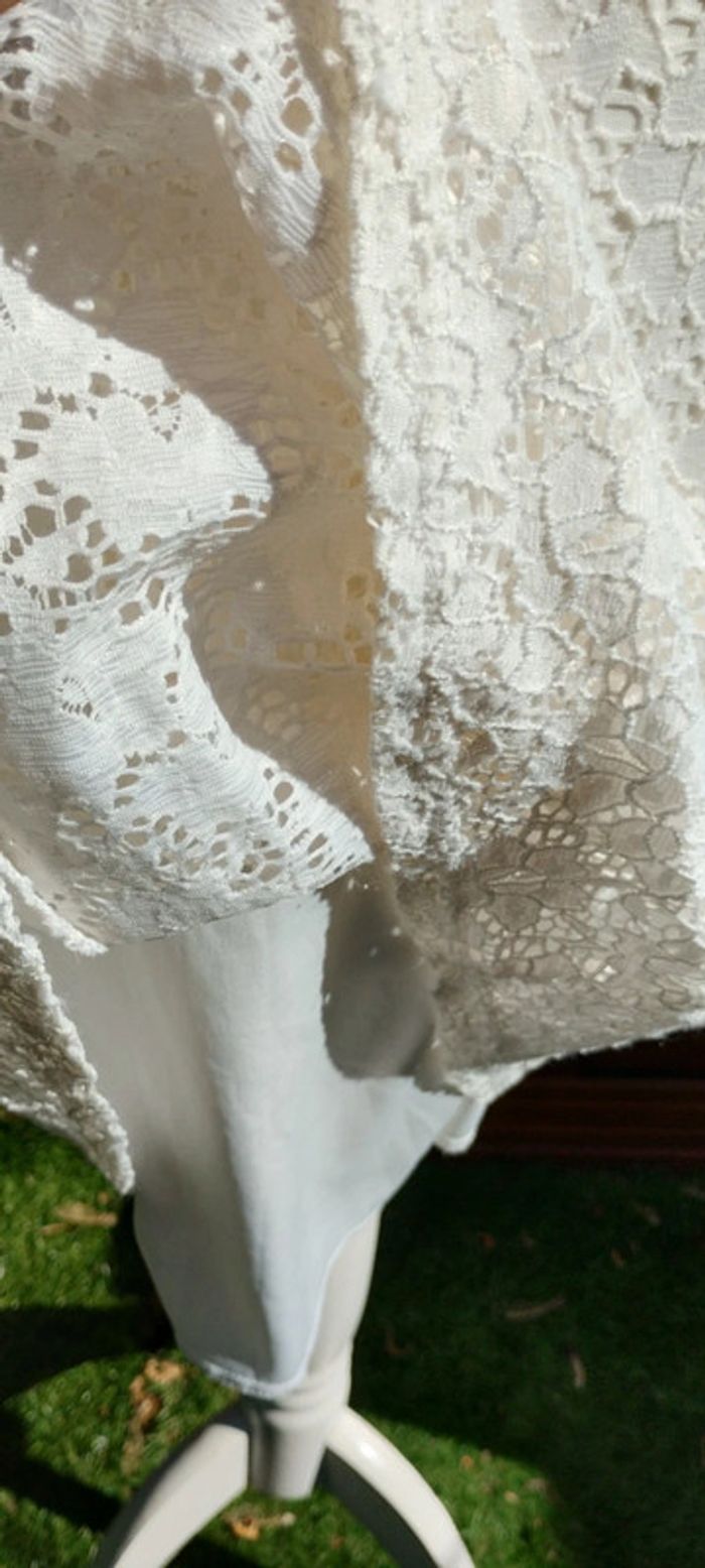Robe crème en dentelle 36 - photo numéro 5