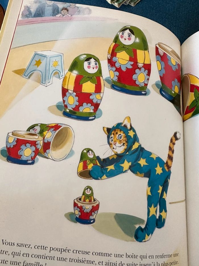 Livre rare Caroline en Russie reliure rouge édition limitée album bd Pierre Probst - photo numéro 5