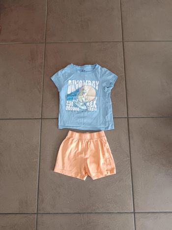 Pyjama short 2 pièces Kiabi