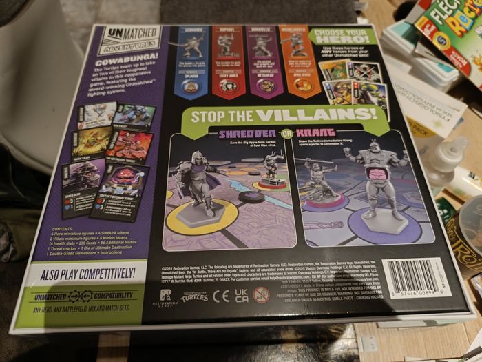 Unmatched adventures teenage mutant ninja turtles en anglais - photo numéro 2