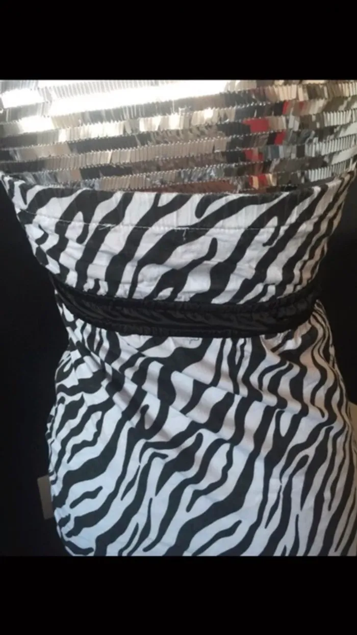 Robe zèbre taille 36/38 - photo numéro 3