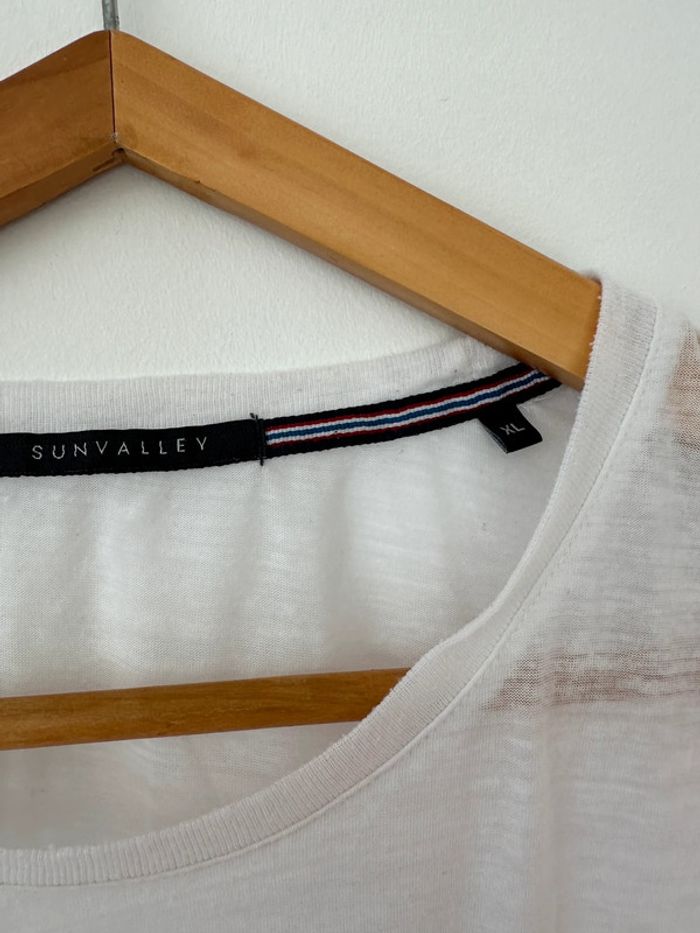 Tee shirt Sun Valley - XL - blanc - photo numéro 3