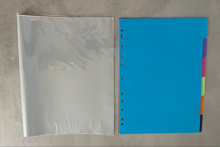 Grands intercalaires en plastiques - photo numéro 2