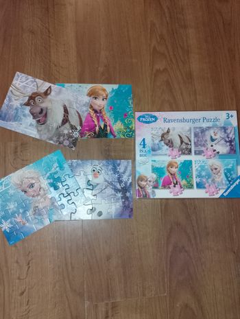 Lot de 4 puzzles Reines des neiges Ravensburger