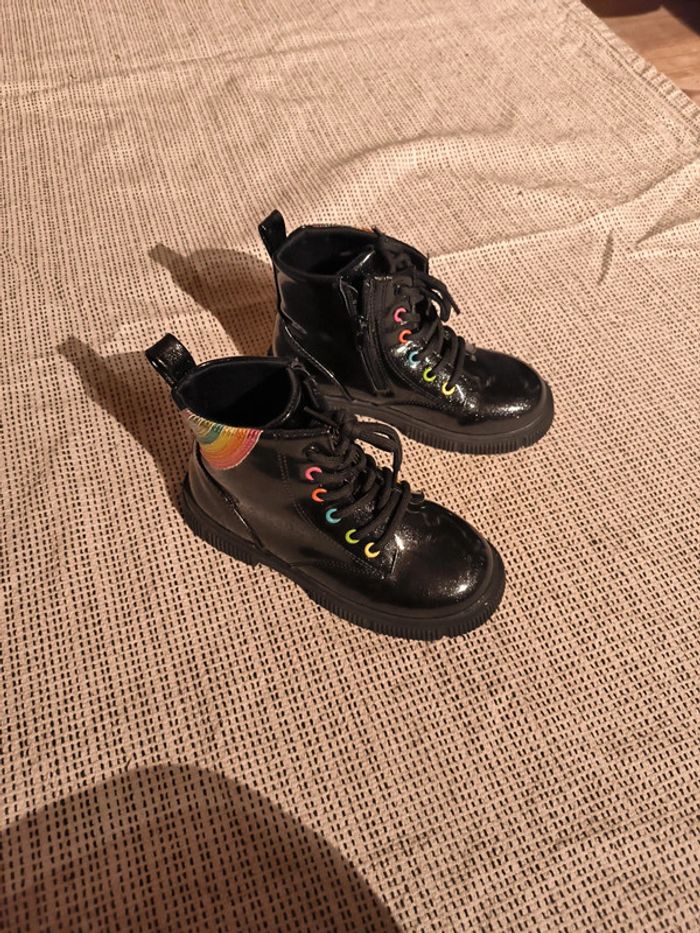 Bottines arc en ciel