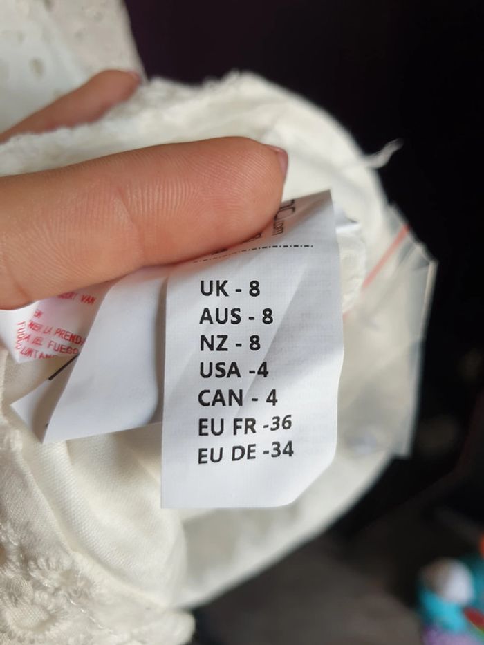 Robe courte Broderie Anglaise - photo numéro 6