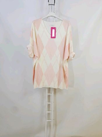 Pull fin jacquard grande taille