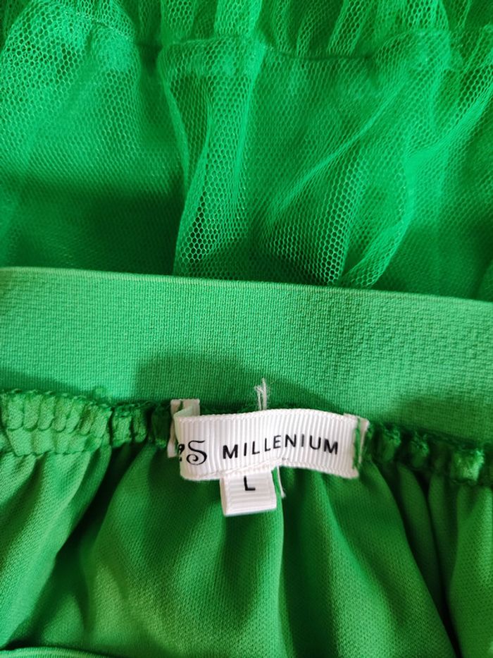 Jupe longue verte JS Millenium taille L : Élégance bohème assurée - photo numéro 5