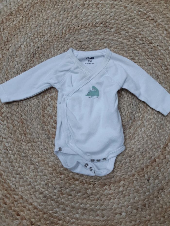 Lot de 3 bodies Kiabi 1 mois - photo numéro 4