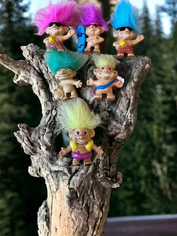 Weetos Weetabix - lot de 6 minis figurines Troll embouts de crayons