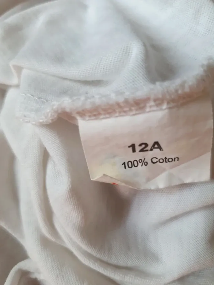 Débardeur FPC blanc taille 12 ans - photo numéro 4