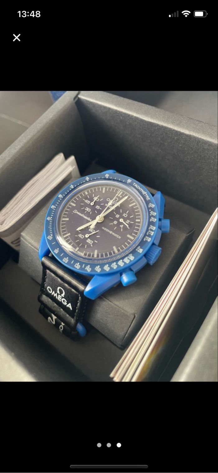 Montre Omega X swatch moonswatch mission to Neptune - photo numéro 3