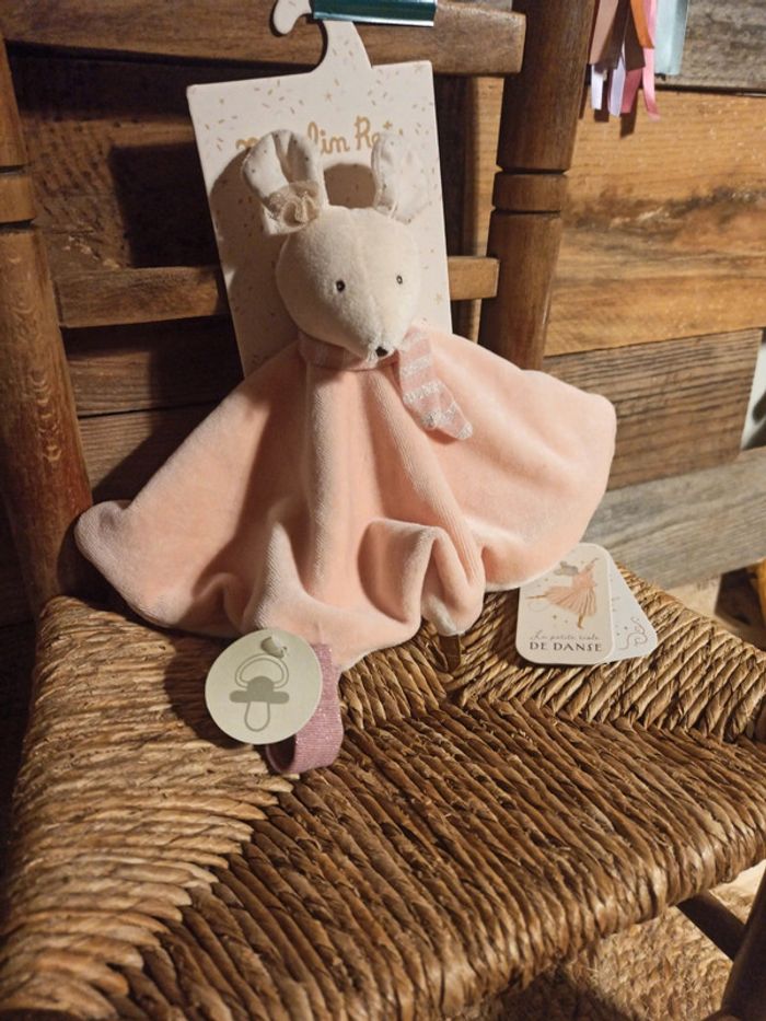 Doudou souris la petite école de danse Moulin roty neuf - photo numéro 3