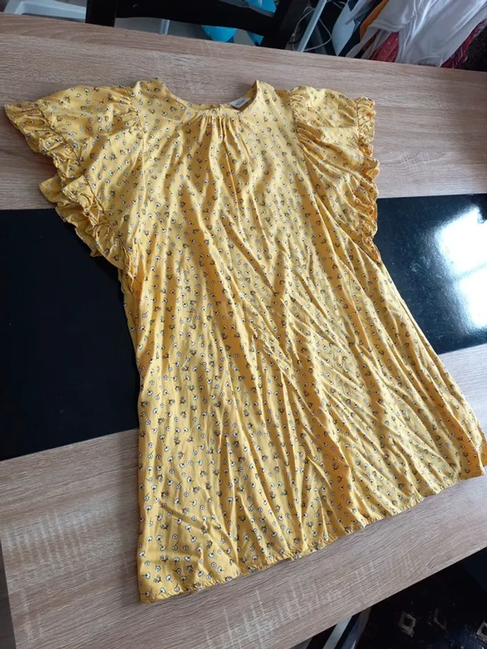 Robe d'été jaune TAO 10 ans - photo numéro 6