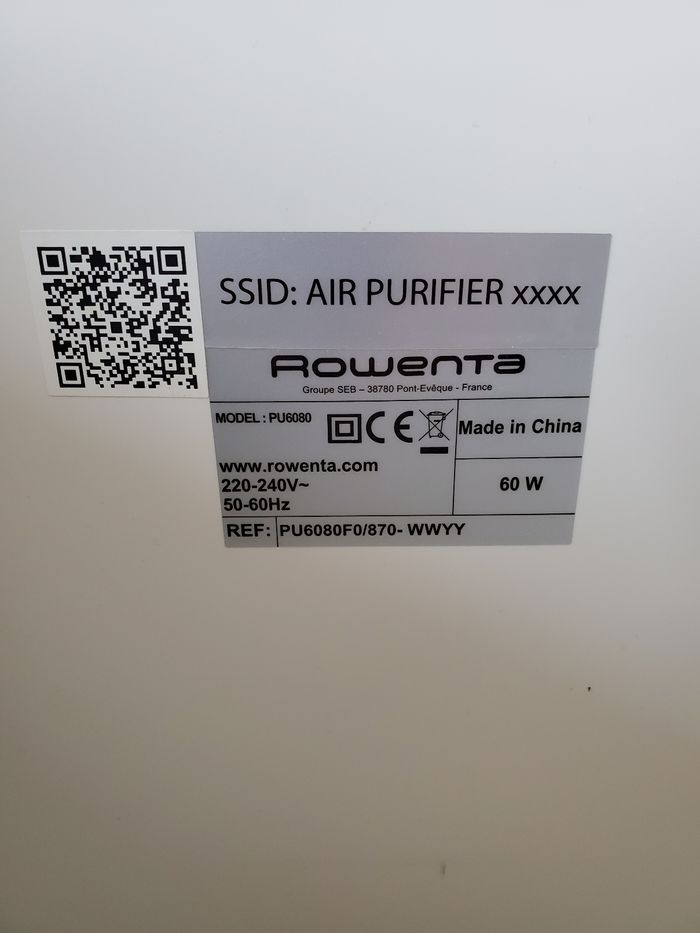 Purificateur d'air Rowenta Intense Pure Air XL PU6080 - photo numéro 3