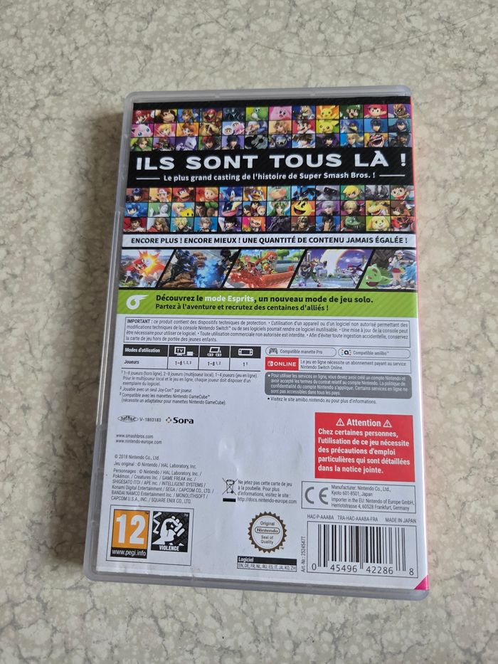 Jeu Nintendo switch Super smash bros ultimate - photo numéro 2