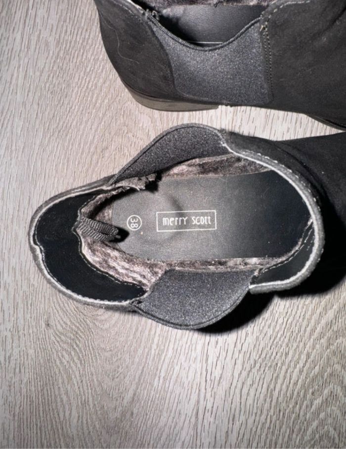 Bottines en daim noires - photo numéro 6