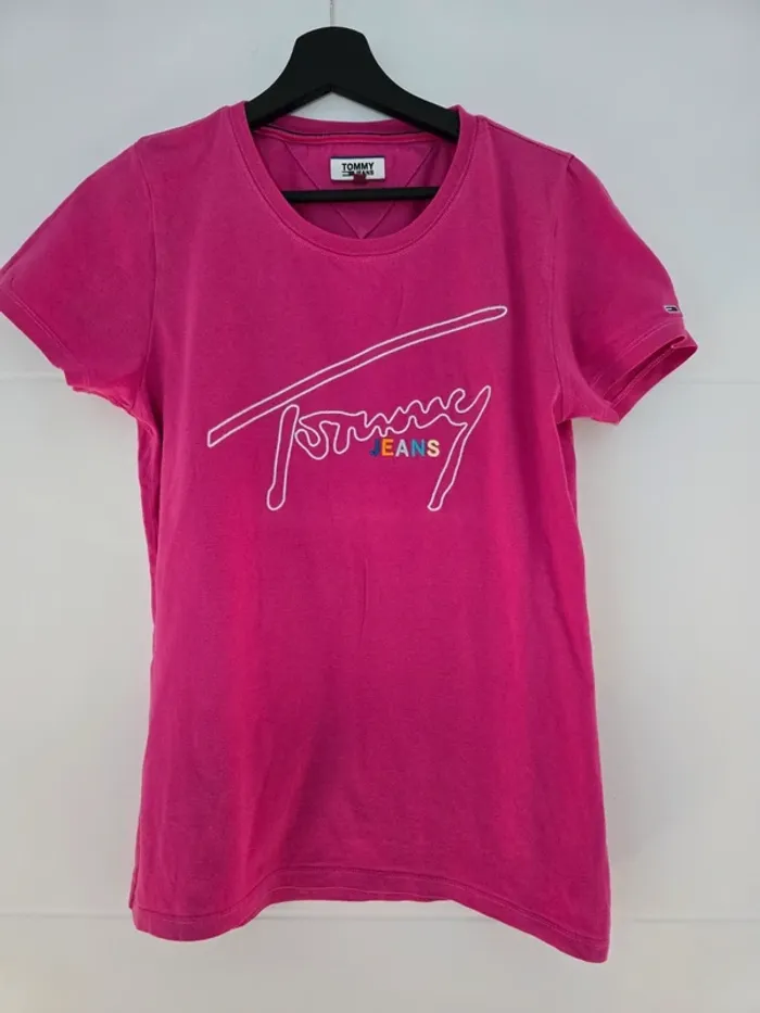Tee shirt rose tommy