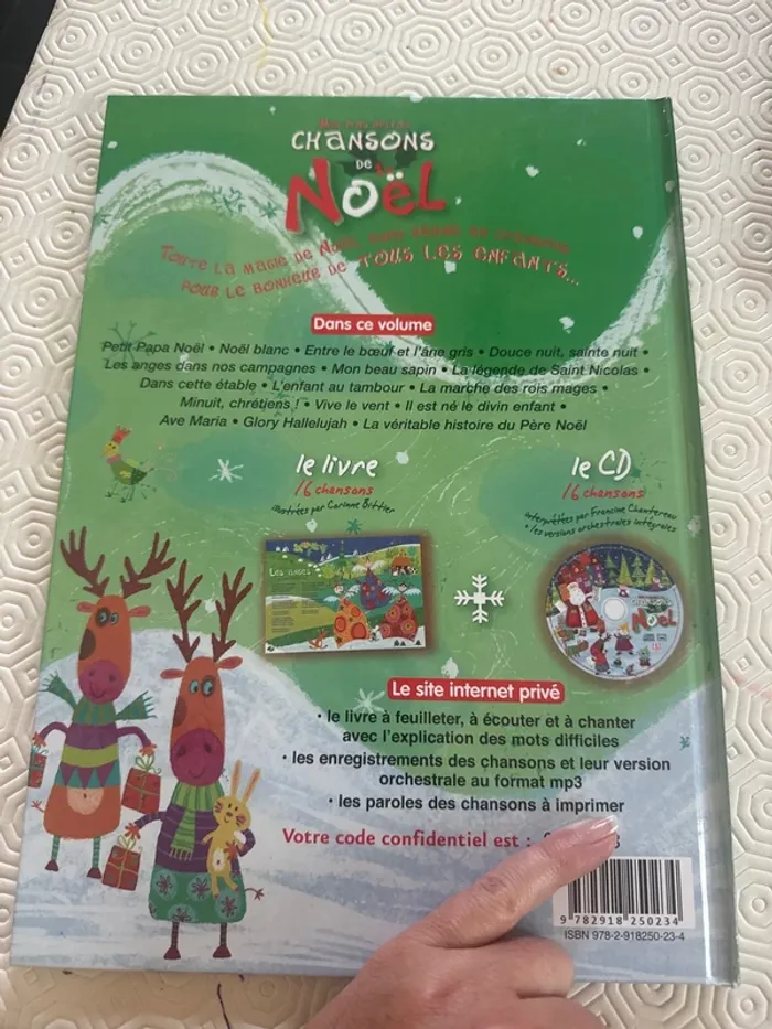 Livre mes plus belles chansons de Noël - photo numéro 2