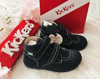 Bottes Bottines cuir Scratch Semelle Flexible Kickers T25