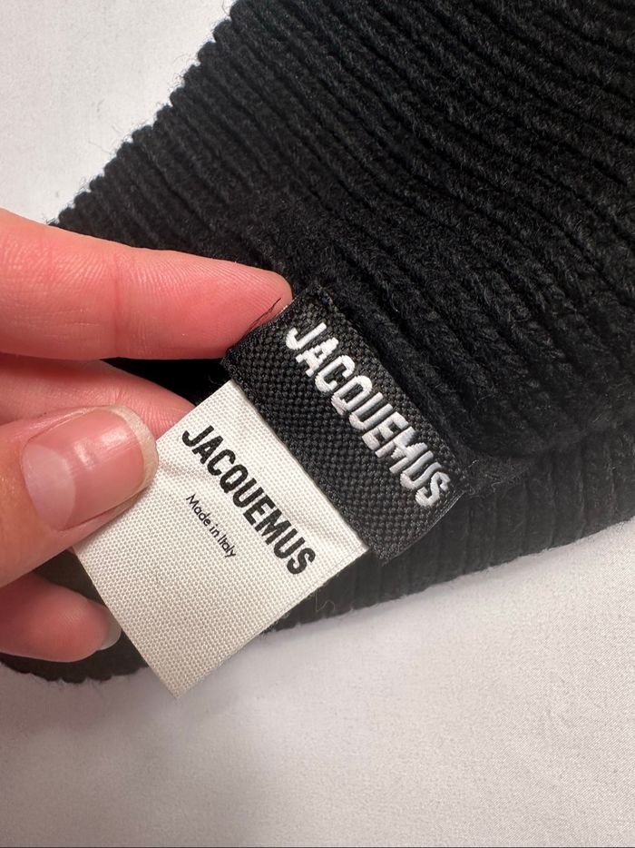 Bonnet noir Jacquemus - photo numéro 5