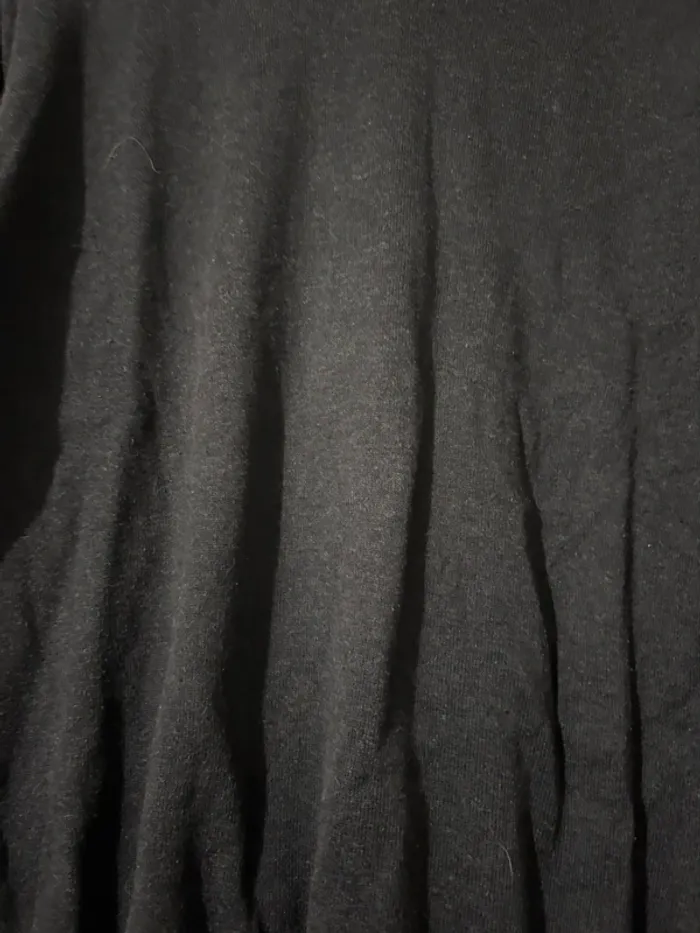 Pull gris col V - photo numéro 3