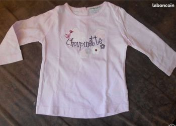 Haut à manches longues 12 mois