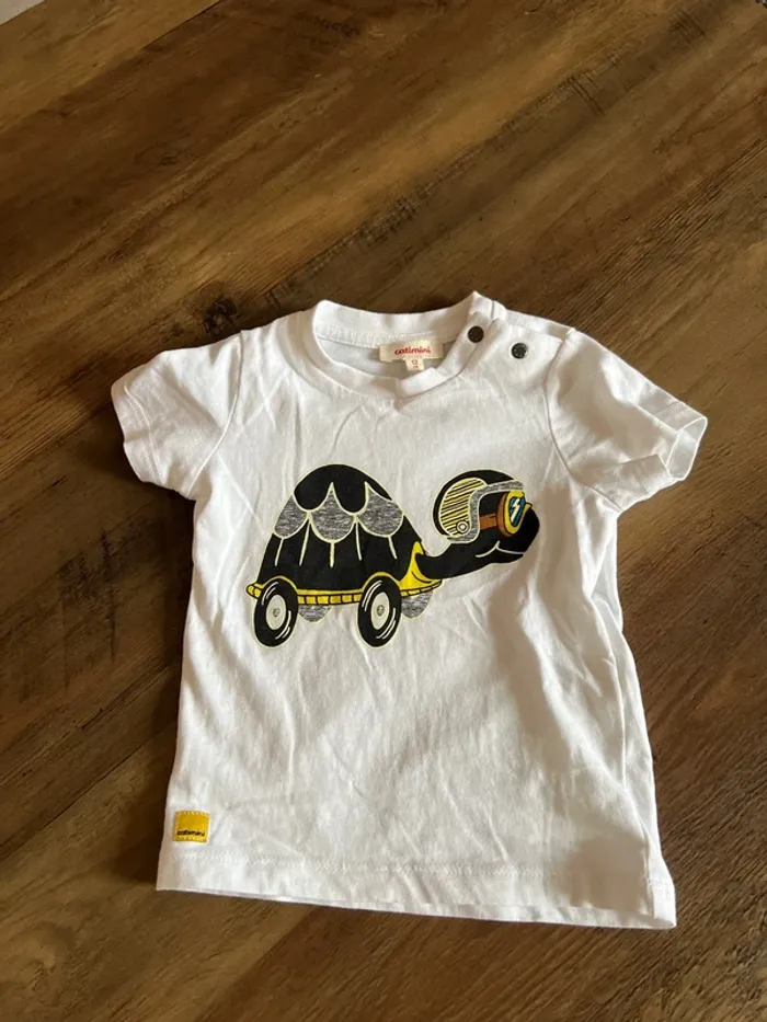 T shirt blanc catimini 12 mois
