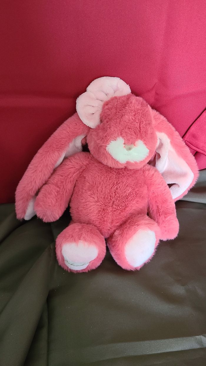 Bukowski Design AB Friendly Kanina : lapin en peluche rose tulipe - photo numéro 3