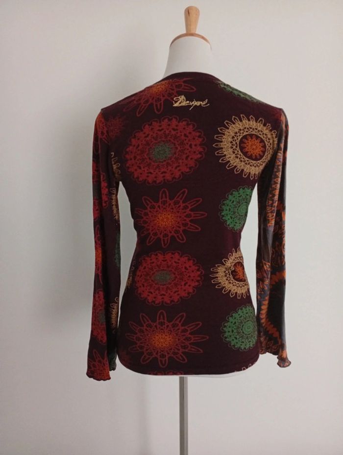 Tee-shirt manches longues Desigual taille M - photo numéro 2