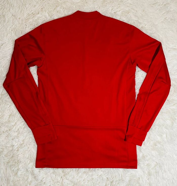 Haut training top sweat entraînement adidas rouge - Olympique Lyonnais/Lyon/OL - Taille S - photo numéro 2