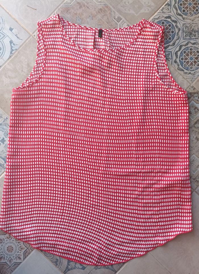Haut / débardeur assez long - Stile Benetton - Taille L neuf - photo numéro 3
