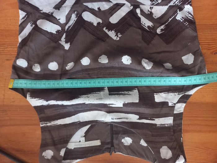 Robe marron motif blanc - photo numéro 14