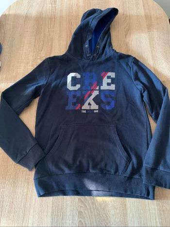 Sweat à capuche Creeks taille 16 ans