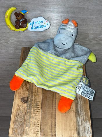 MD163 doudou hippopotame 🦛 mots d’enfants