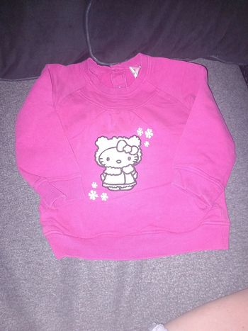 Pull taille 92cm 2ans c&a hello kitty