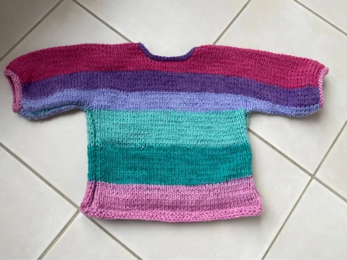 Pull fait main 12-18mois