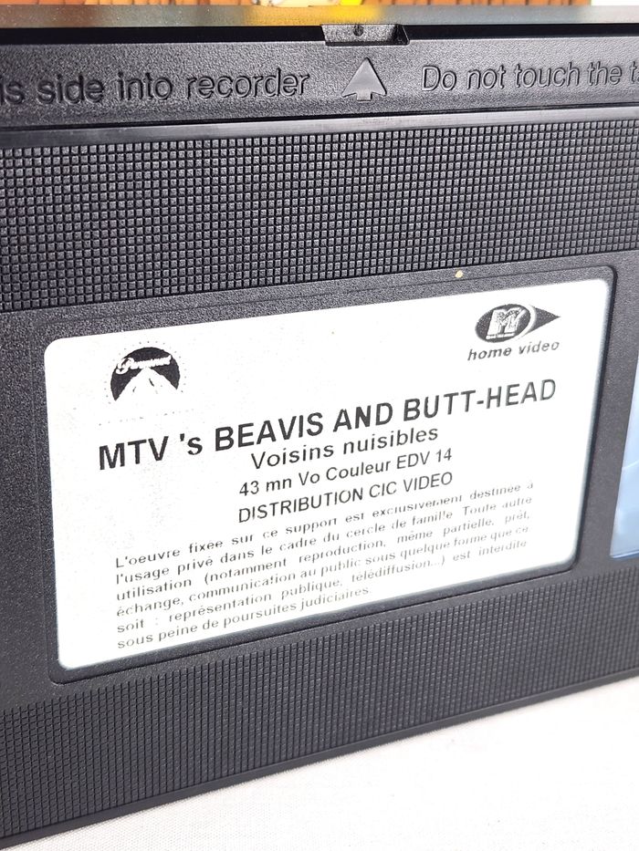 Beavis and Butt-Head VHS Cassette - Épisode "Voisins Nuisibles" (There Goes The Neighbourhood) Rare - photo numéro 8