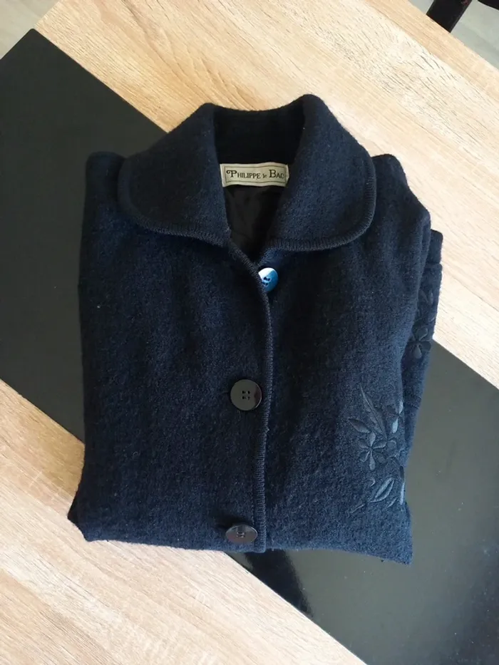 Veste en laine noir femme T44 - photo numéro 20