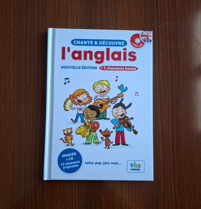 Livre apprendre l'anglais avec CD