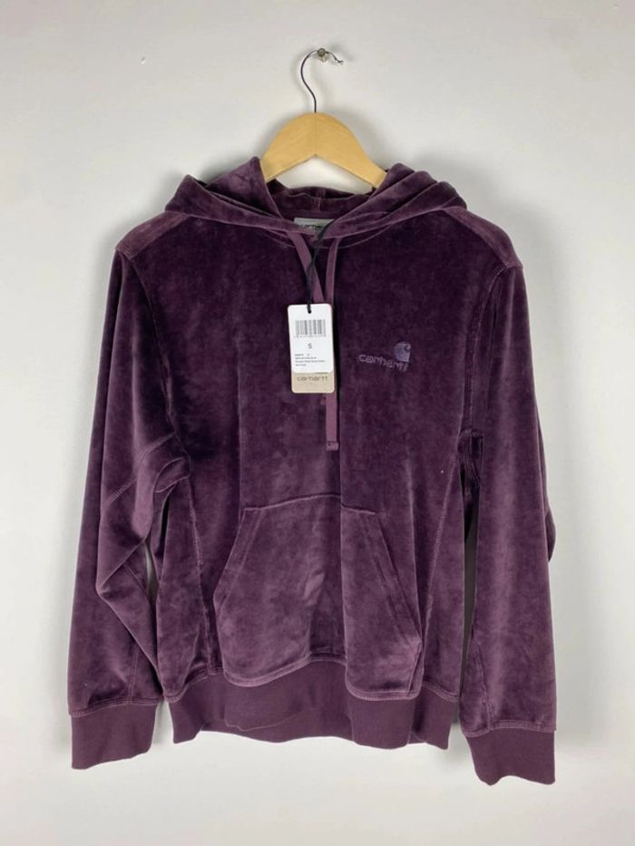 Sweat a capuche violet Carhartt taille S
