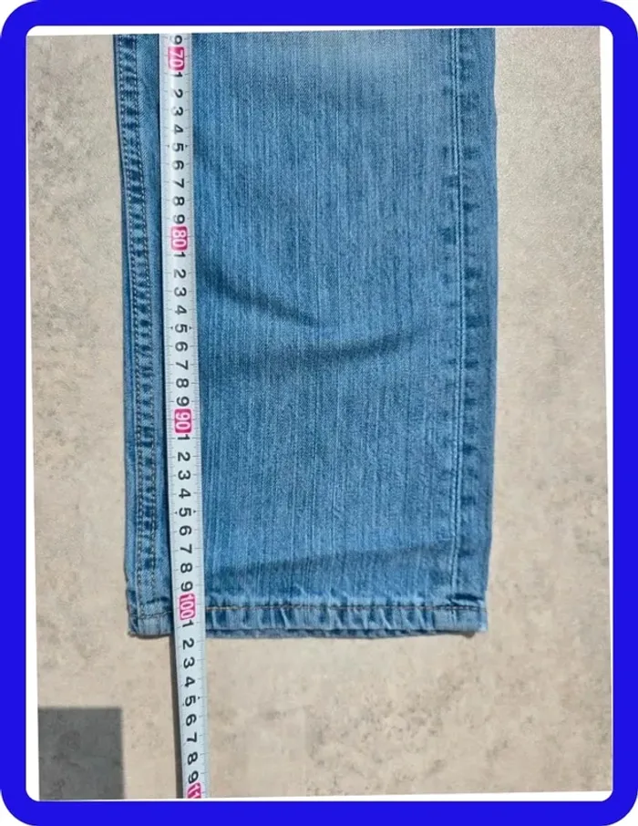 Jeans Levi's W32 FR42 L30 coupe droite bleu Homme Men pan279b - photo numéro 5