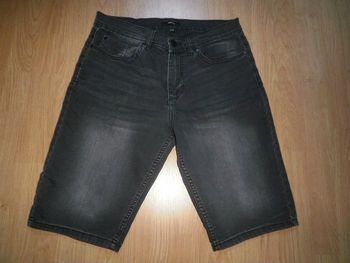 Bermuda en jeans noir Ado ou Homme T42 - Liberto