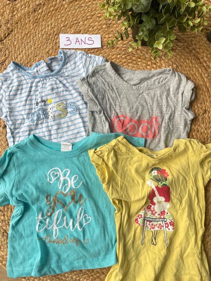Lot t-shirts 3 ans