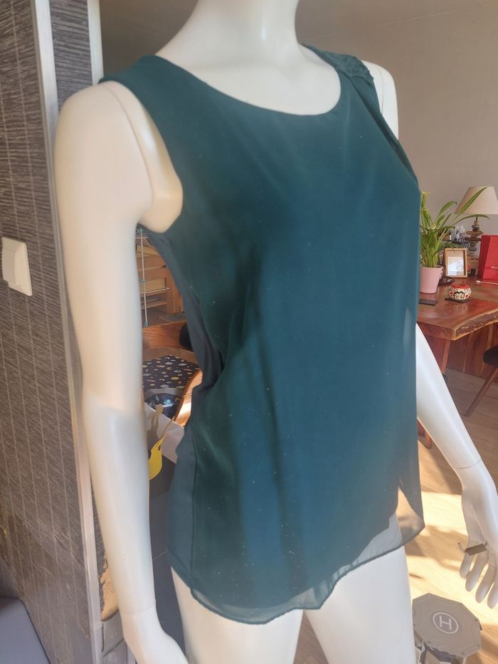 Débardeur NafNaf vert brillant