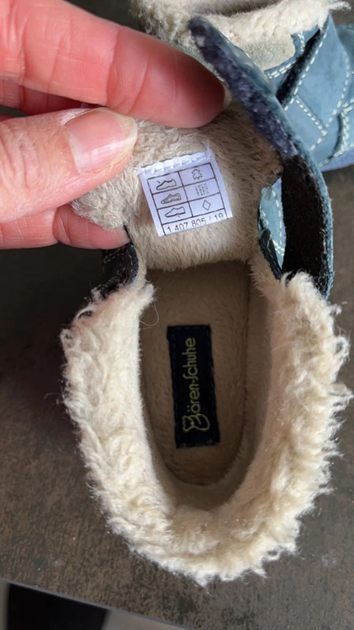 Petites chaussures bouts bottes ski caoutchouc - photo numéro 3