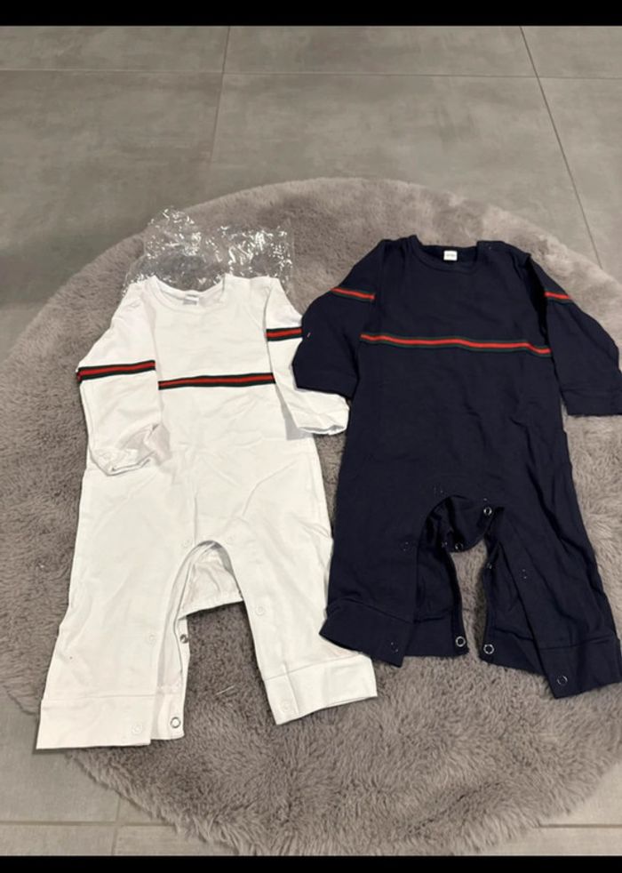 Lot de 2 grenouillère garçons 12-18 mois neuf