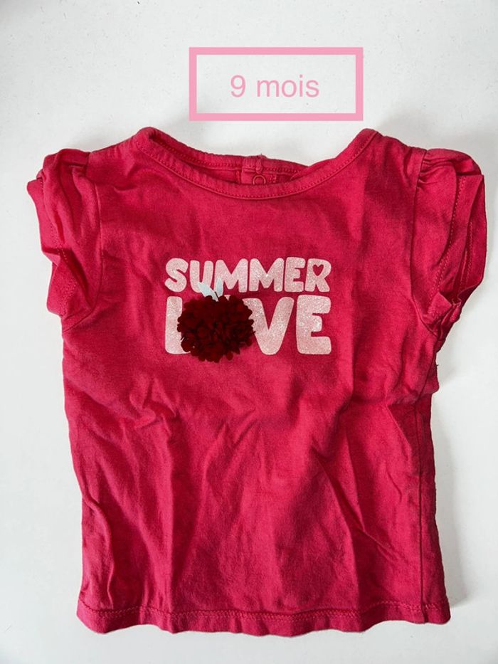Tee shirt 9 mois